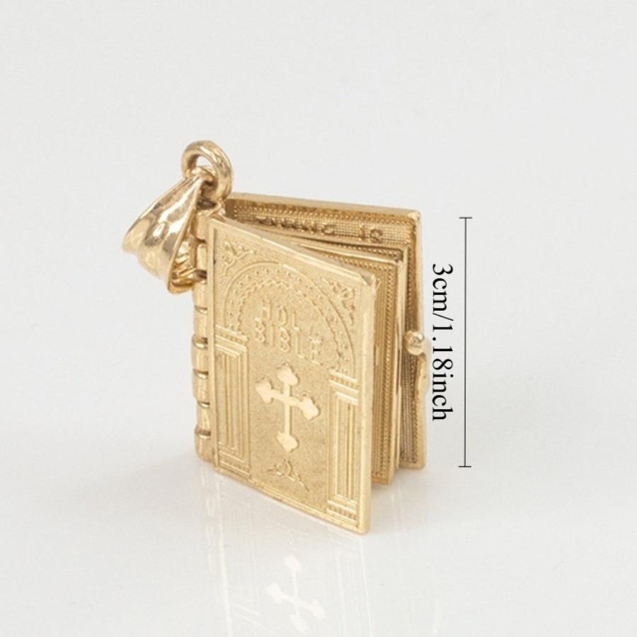 

1 шт. Инстаграм Хип-хоп Ретро Личность Открывающиеся Книга Ожерелья, Ожерелья, Ожерелья с подвесками 1pc