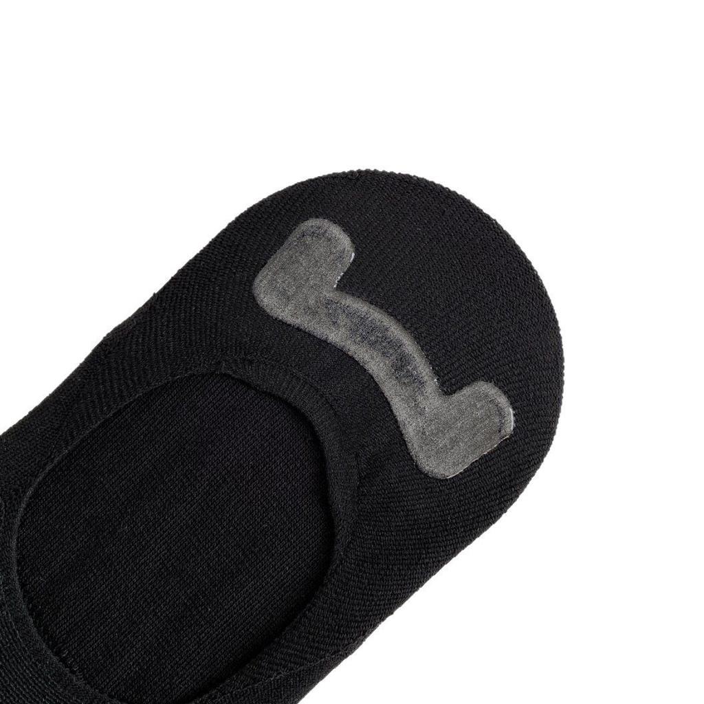 Solid Color Basic Vertical Strip Silicone Non-Slip Invisible Socks For Women Do Not Fall Off The Heel Shallow Mouth, Summer Versatility