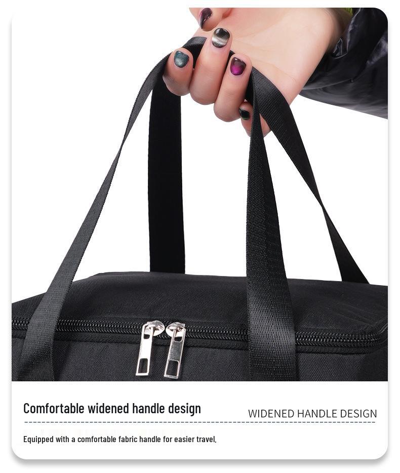Waterproof Oxford Insulated Bento Bag - Large Capacity Picnic & Lunch Tote with Ice Pack
