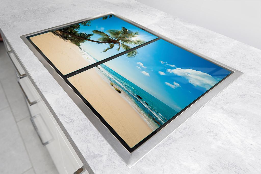 GLAS SCHUTZPLATTE BRETT 75x52 STRAND