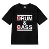 Hot Sale Funny Drum And Bass Print T Shirts Unisex Rum And Ass Lovers Jokes Short Sleeve T-shirt Men Women 100% Cotton Clothing