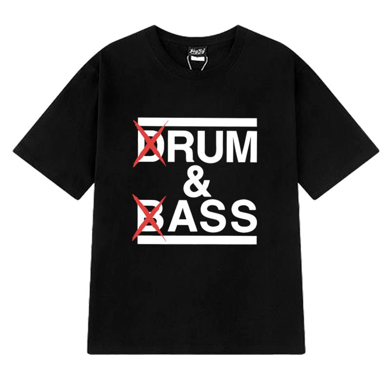 Hot Sale Funny Drum And Bass Print T Shirts Unisex Rum And Ass Lovers Jokes Short Sleeve T-shirt Men Women 100% Cotton Clothing