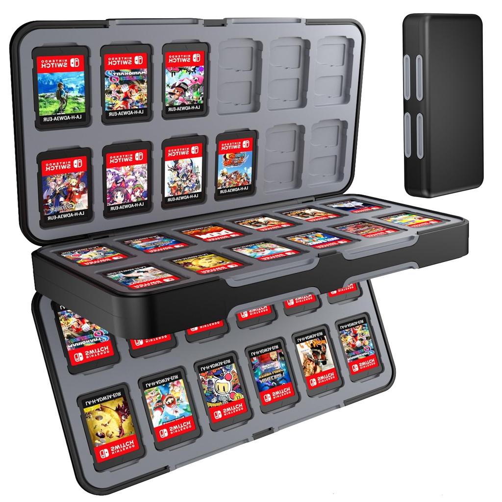 Switch Game Card Case 48 Pieces Switch Soft Case Switch Exclusive Game Card Storage Case