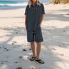 Women's Casual Pants Set Fashion Women's Shirt Soild Two Piece Set