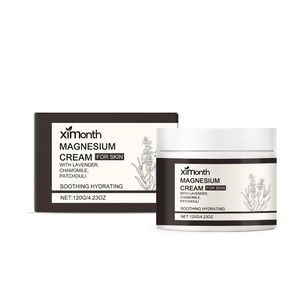 XIMONTH Body Care Magnesium Cream Gentle Nourishing Moisturizing After Sport Care Refreshing Skin Care Body Lotion