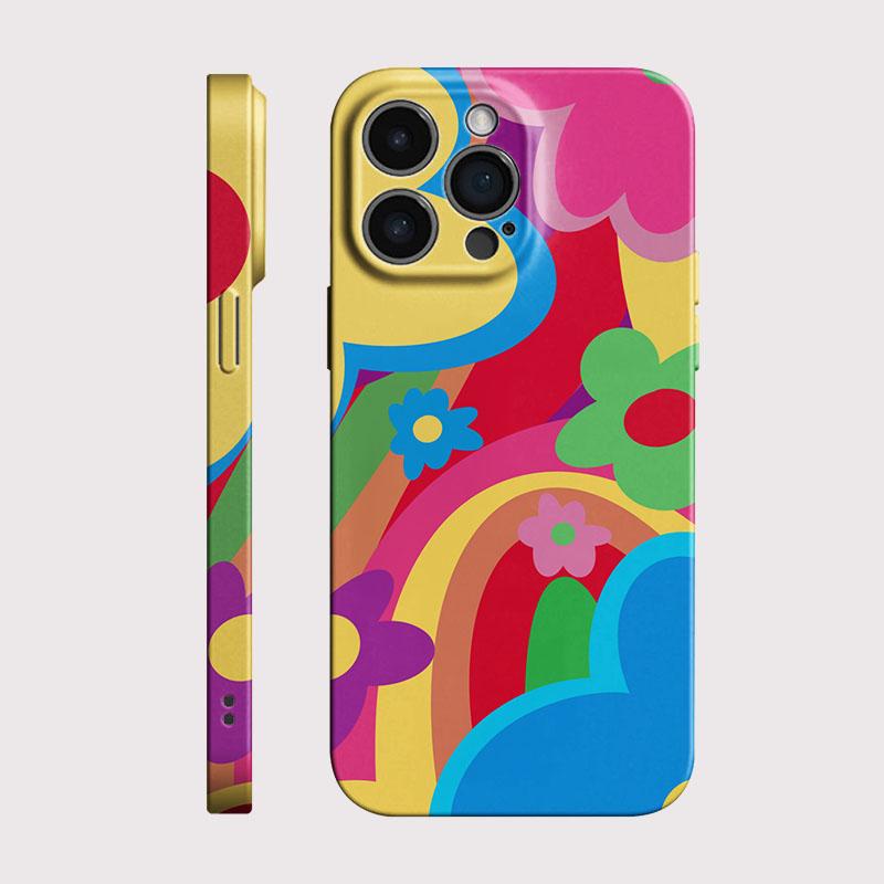 Colorful Floral Phone Case for Oppo Realme C75 C63 C65 C67 C53 C55 C35 C33 C20 C21Y C30S 9 9i 8 8i Pro Plus 4G 5G Hard PC Cover