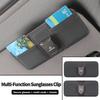 Car Visor Organizer Glasses Bag Sunglass Holder Card Clip Interior For Lexus CT ES GS NX IS250 CT200h IS300h ES300h RX400h NX300