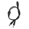 5.5x2.1mm Power Cord Splitter Adapter Cable Extension for CCTV Camera 1 Female to 2 Male