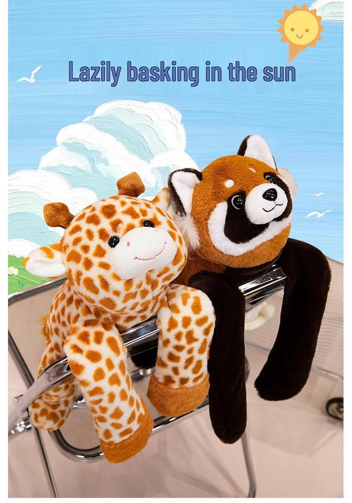 New Style Raccoon Panda Plush Toy - Cartoon Shoulder Doll for Kids