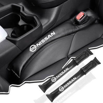 Bouchon de remplissage pour espace de siège intérieur de voiture en fibre de carbone pour Sylphy N7 Teana Qashqai Note J10 J11 Navara Juke GTR Kicks X-trail