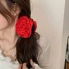 French Style Vintage Claw Clip Rose Flower Hair Claw Clip for Women Girls Fashion Kids Hair Accessories Hair Clips for Women 1PC