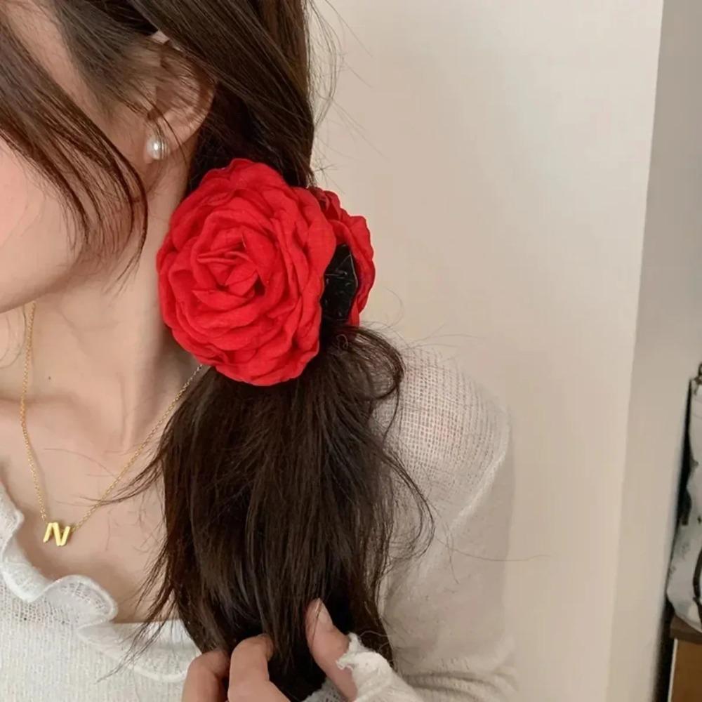 French Style Vintage Claw Clip Rose Flower Hair Claw Clip for Women Girls Fashion Kids Hair Accessories Hair Clips for Women 1PC
