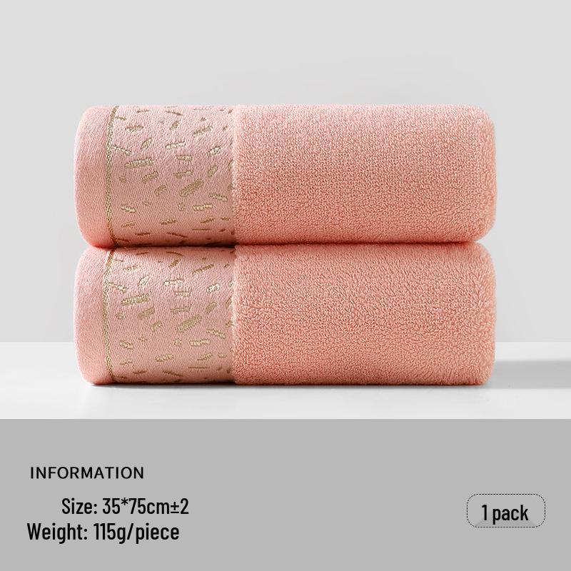 Pure Cotton Jacquard Washcloth: Thick, Absorbent Bath & Face Towel