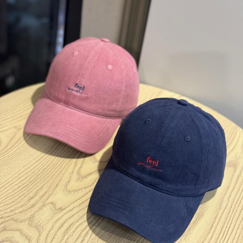 Letter Embroidered Baseball Cap Children Autumn And Winter Versatile Sunshade Cap Casual Tide Show Small Face
