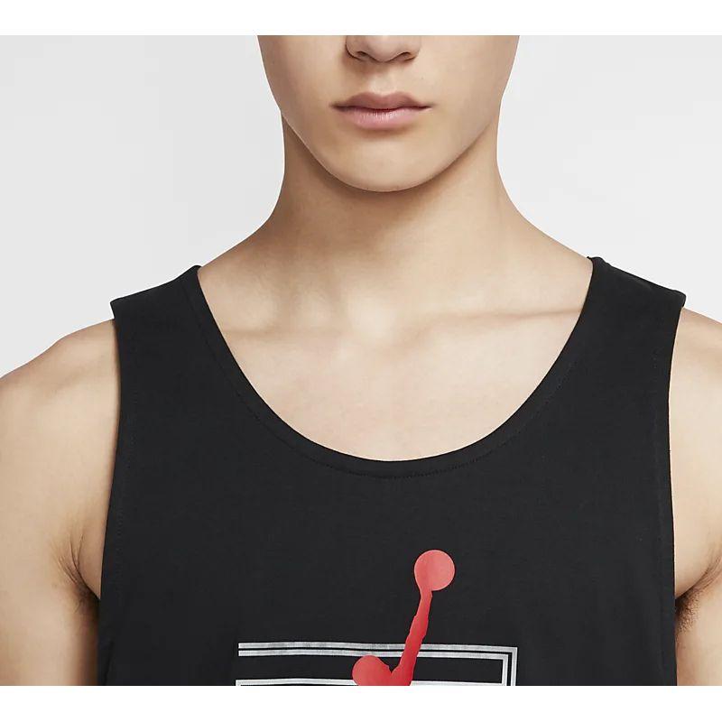 Jordan Legacy AJ11 Printed Breathable Loose Tank Top Men Tops Black CW0846-010
