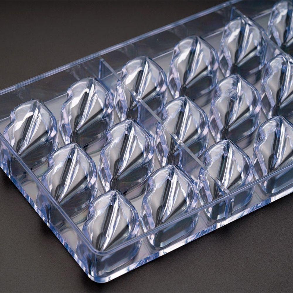 21-Cavity Transparent Plastic Chocolate mold Valentine's Day Rose & Lips Shape DIY Jelly Pudding Sugar Baking Tool YMY