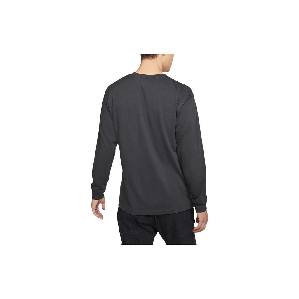 Nike x Olivia Kim Long Sleeve Tee Off Noir/Metallic Silver Men Tops Black CT3088-045