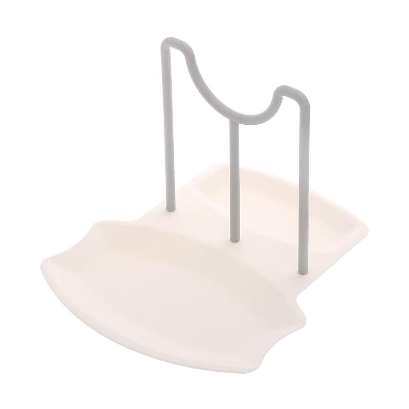 1Pcs Kitchen Organizer Spatula Pot Lid Rack Shelf Plastic Spoon Rest Utensil Multi-function Dish Rack Organizer Outdoor Gadgets