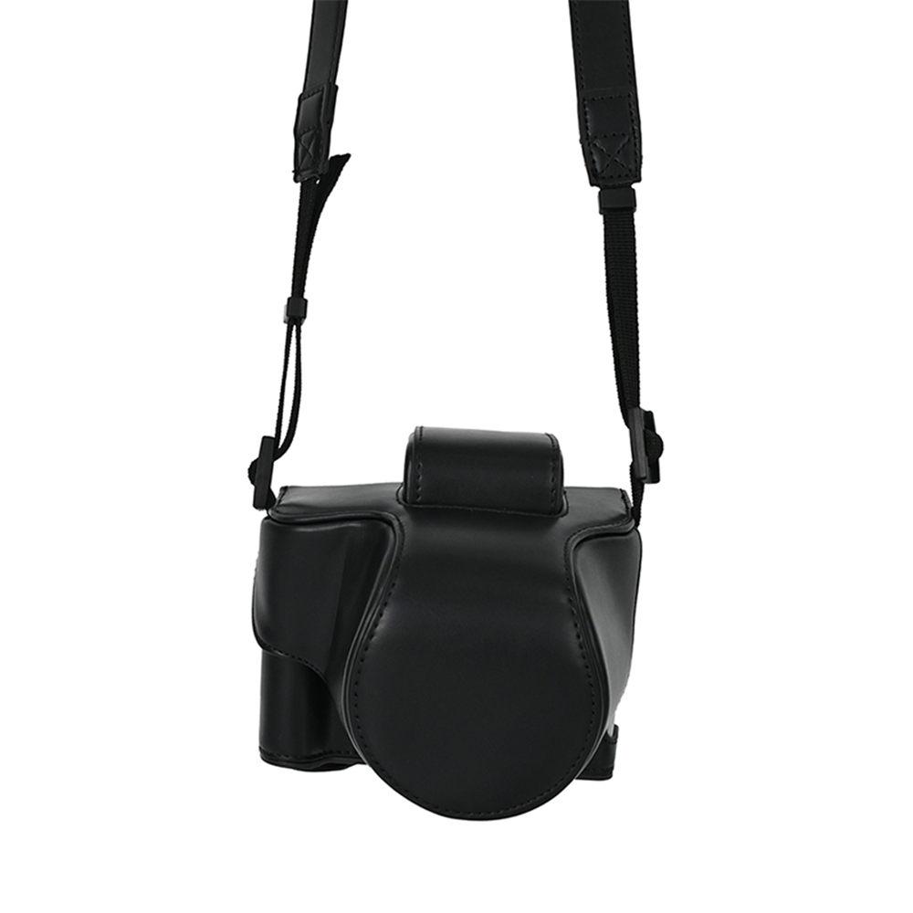 

PU Leather Camera Case Bag For Canon EOS R50 (18-45mm Lens) R100 With Shoulder Strap