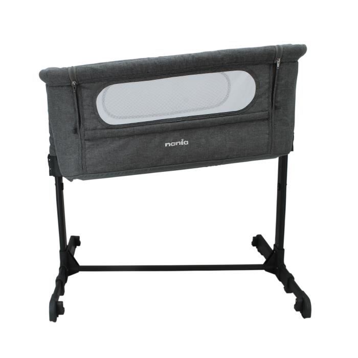 Pat bebelus co-sleeping NANIA DODI - pat suplimentar 2 in 1 - Saltea ultra confort 4cm grosime - L 80 x L 42 cm