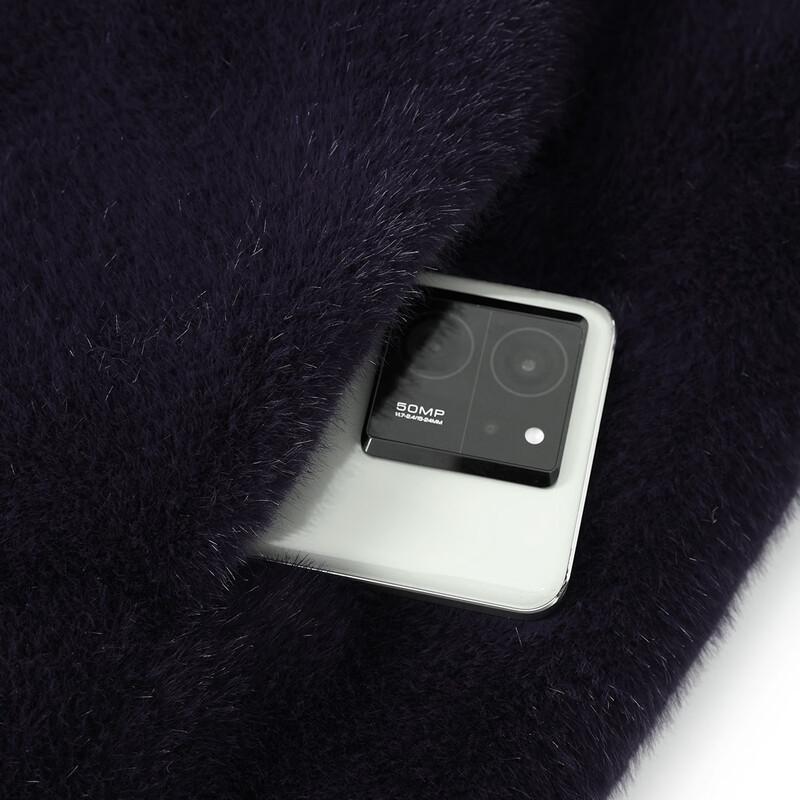 SIFONE Women's Warm Faux Mink Velvet Winter Coat