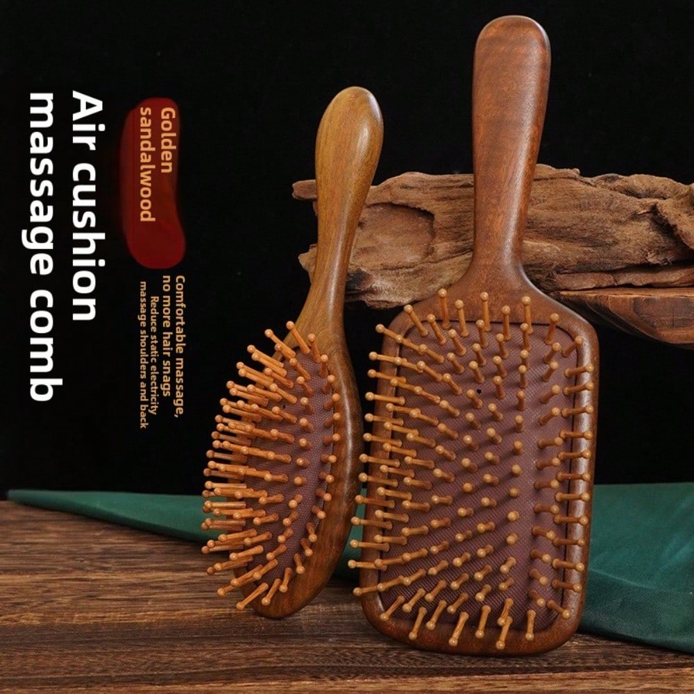Sandalwood Air Cushion Comb Anti-static Fluffy Household
