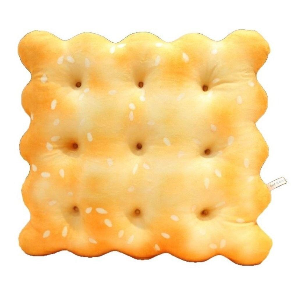 Round Plush Biscuit Cushion Artificial Plush Sofa Cushion  Office Sofa Cushion