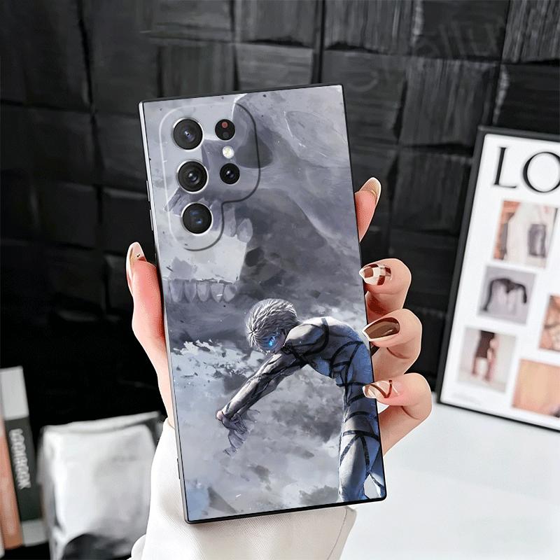 Blue L-Locks Nagi Seishiro Soft Phone Case for Samsung Galaxy S26 S25 Edge S24 Ultra S23 Plus S22 S21 FE S20 Black Cover Back Sh