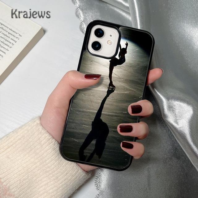 Figure Skating Dance Sport soft Phone Case Cover For iPhone 17 Air 16 15 14 plus 12 13 pro max coque Fundas