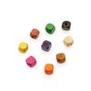 Bunte Würfel Holz Zufällig Gemischt Quadratische Perlen 8MM Umweltfreundlich DIY Holz Runde Lose Perlen für Schmuckherstellung Handgefertigtes Zubehör