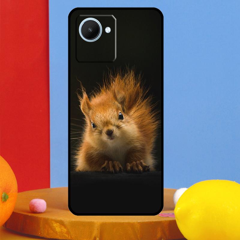 Squirrel Cute Animals For Realme C75 C71 C55 C53 C67 C61 C33 C63 C51 10 11 12 13 14 15 Pro Plus C65 GT7 Pro Case