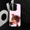 C-Cute M-monchhichis-s Phone Case For iPhone 17,16,15,14,13,12,11 Plus,Pro Max,XS,Colorful Silver Phone Case Funda Cover