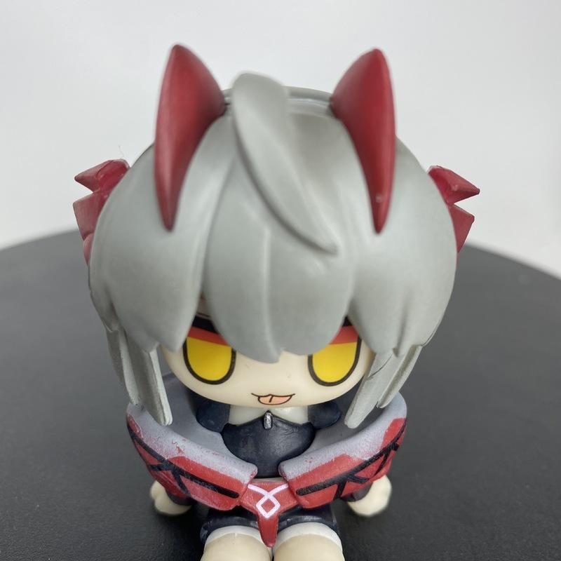 Arknights Silent Texas Chibi Figure Cute Desktop Ornament Collectible Anime Figurine Desk Decor Toy Gift For Otaku Anime Fans