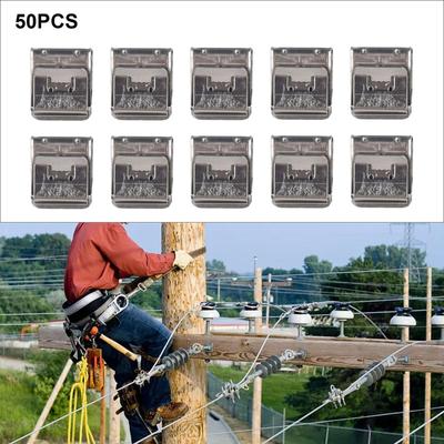 Stainless Steel Solar Panel Cable Clamp PV Cable Clamp Wire Fastener Clamp Manager