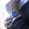 Orient Sports Automatic Wristwatch RA-AC0K03L10B Hand-winding Screw-Down Crown Navy Men's