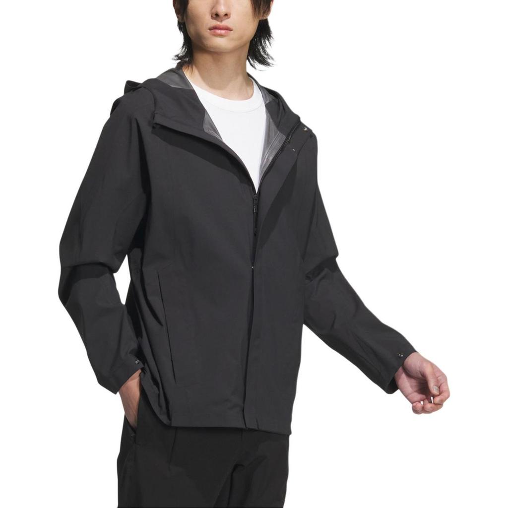 adidas Wuji Series Waterproof, Windproof, And Breathable Windbreaker Jacket Men's Black JI8696