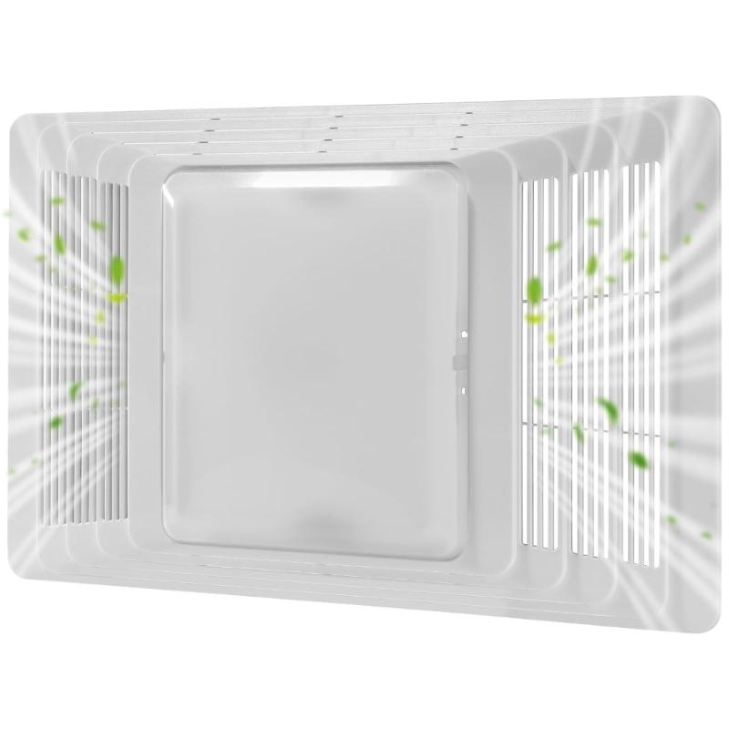 ABS Bathroom Ventilation Grille with Noise Reduction Designs S97013662 Tool Easy Mounting Systems Air Circulation Grille