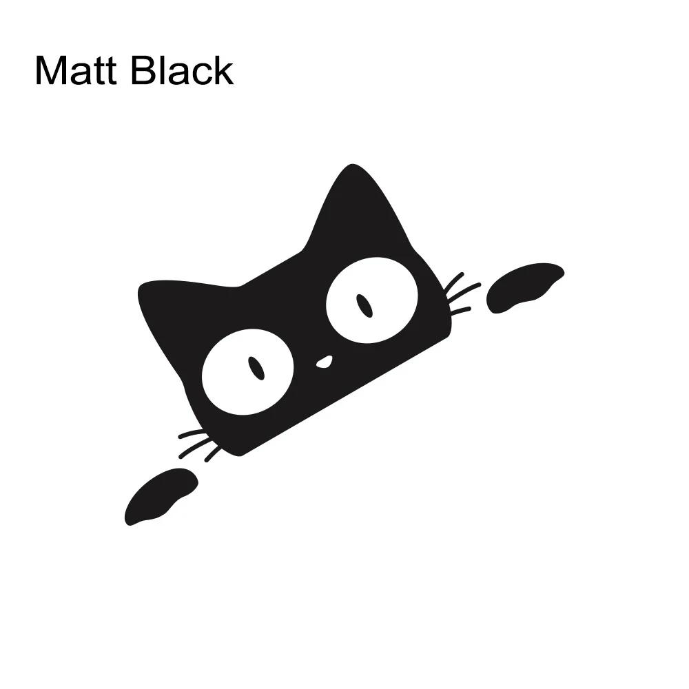 Car Sticker Motorcycle Surprise Cat Peeking Sticker Funny Vinyl Decals Waterproof Window Cute Decor Auto Accessories 12x5CM