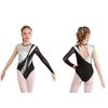 Kinder Mädchen Shiny Jazz Dance Trikot Ballett Body Eiskunstlauf Overall Athletic Activewear Rhythmische Gymnastik Unitard