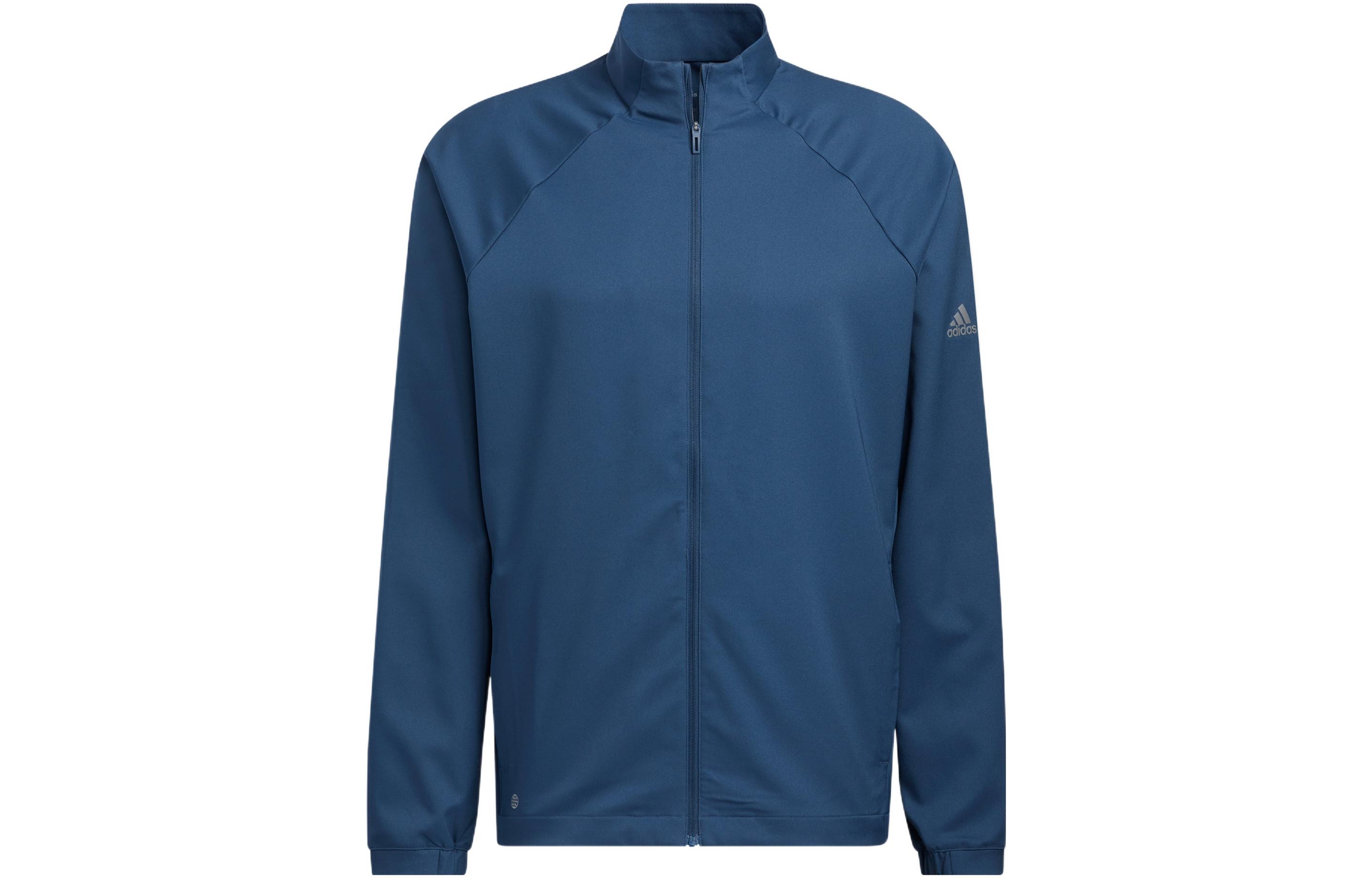 Adidas Jackets Men s Navy Blue Stand Collar Moderate Other H56796 XXL