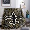 New Orleans Helmet Blanket Lightweight Flannel Bedding Blanket Perfect for Travel, Camping, Living Rooms, Offices, Sofas, Fan Christmas gift
