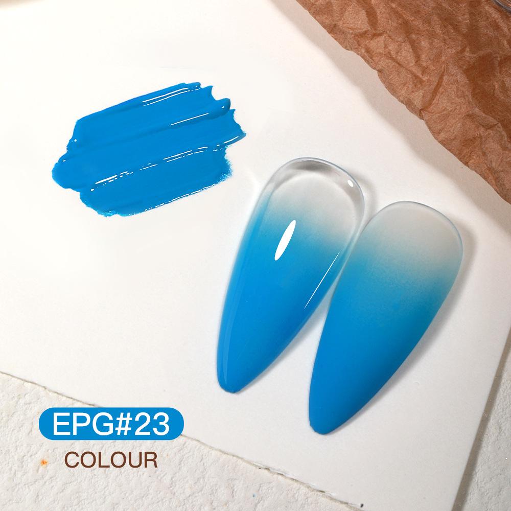 AS Rouge Pat Gel Nail Polish: High Saturation, Thick Gradient Blush Smudge Gel