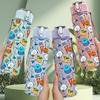 1PC Multicolor Sticker Doodle Print 750ml Color Plastic Sports Water Bottle Leakproof Flip Straw Lid Suitable for Sports Office Home Use