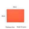 Solid Color Kids Silicone Placemat - Waterproof, Oilproof, Heat-Resistant Rectangular Dining Mat