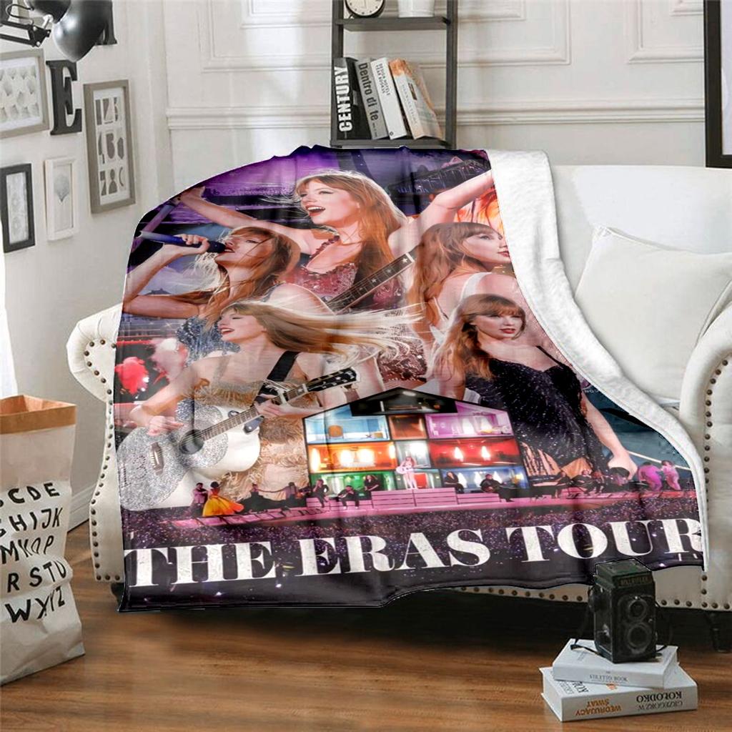Era Celebration Concert Plush Blanket Soft Comfortable All Seasons blanket Sofa Office Naps blanket Outdoor Travel throw Perfect Gift