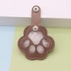 PU Leather Pet Hair Memorial Keychain Space Saving Hair Preservation Multifunctional Designs Portable Accessory