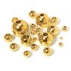 100pcs 2-8mm Stainless Steel Gold Color Spacer Beads Charm Loose Bead DIY Bracelets Necklace Beads for Jewelry Making Charms