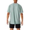 Asics Comfortable Moisture-Wicking Breathable Crew Neck Short Sleeve T-Shirt Men Tops Light-Gray-Green 2031D786-023