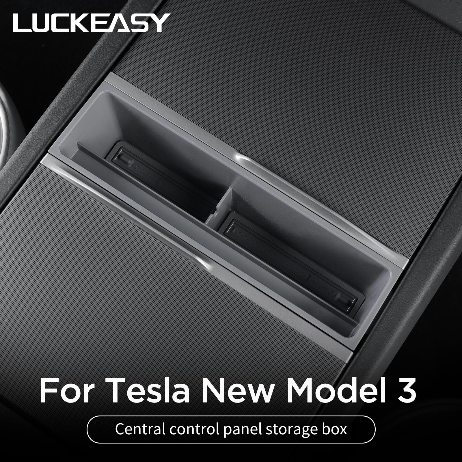 

Для Tesla Model 3 Highland Central Control Storage Box 2025 Центральная консольная панель Tidying Organizer USB Shut Hub Автомобильные аксессуары