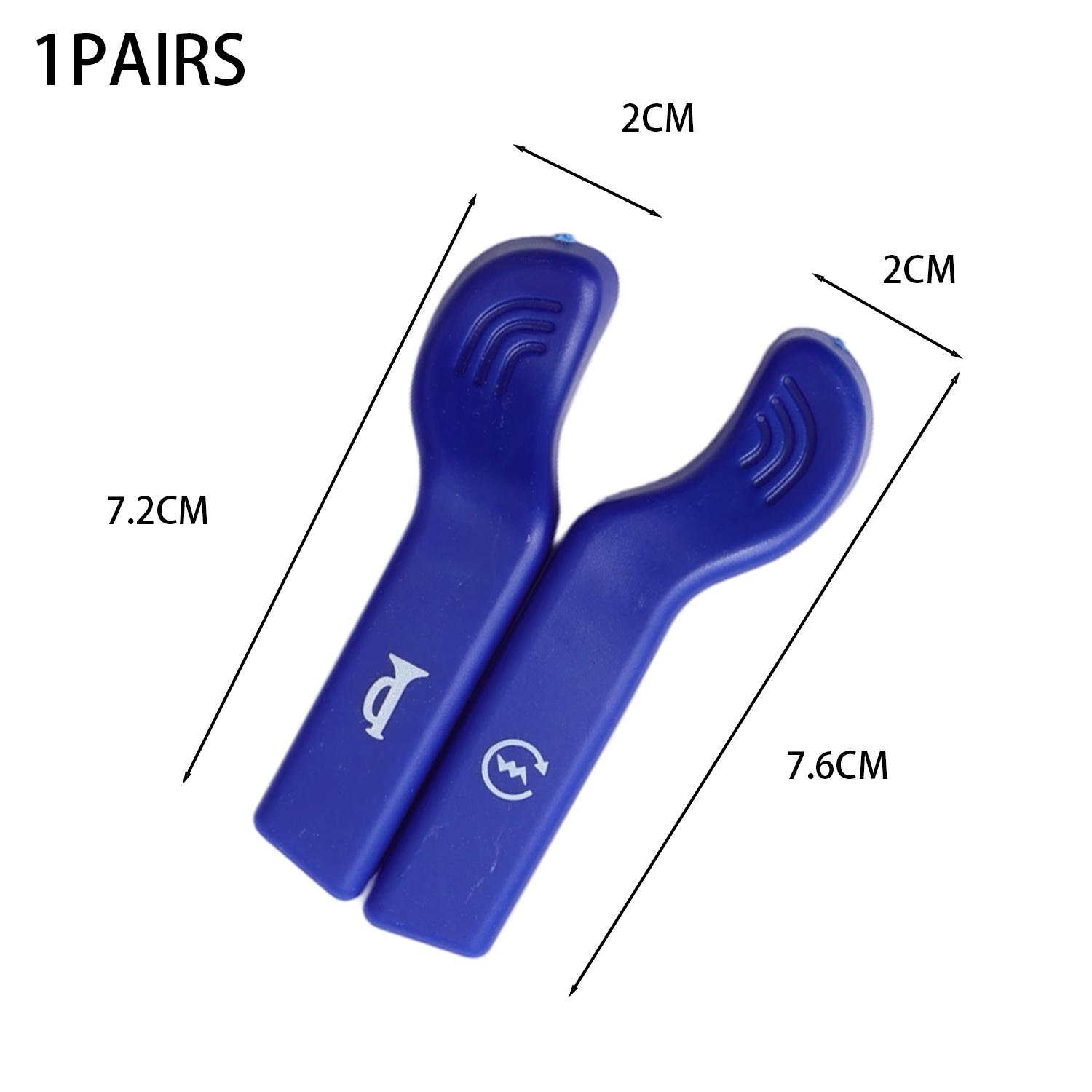

2pcs Universal Motorcycle Modification Start Up Switch Button Horn Switch Extender Extension Keys Rubber Button Horn Switches синій